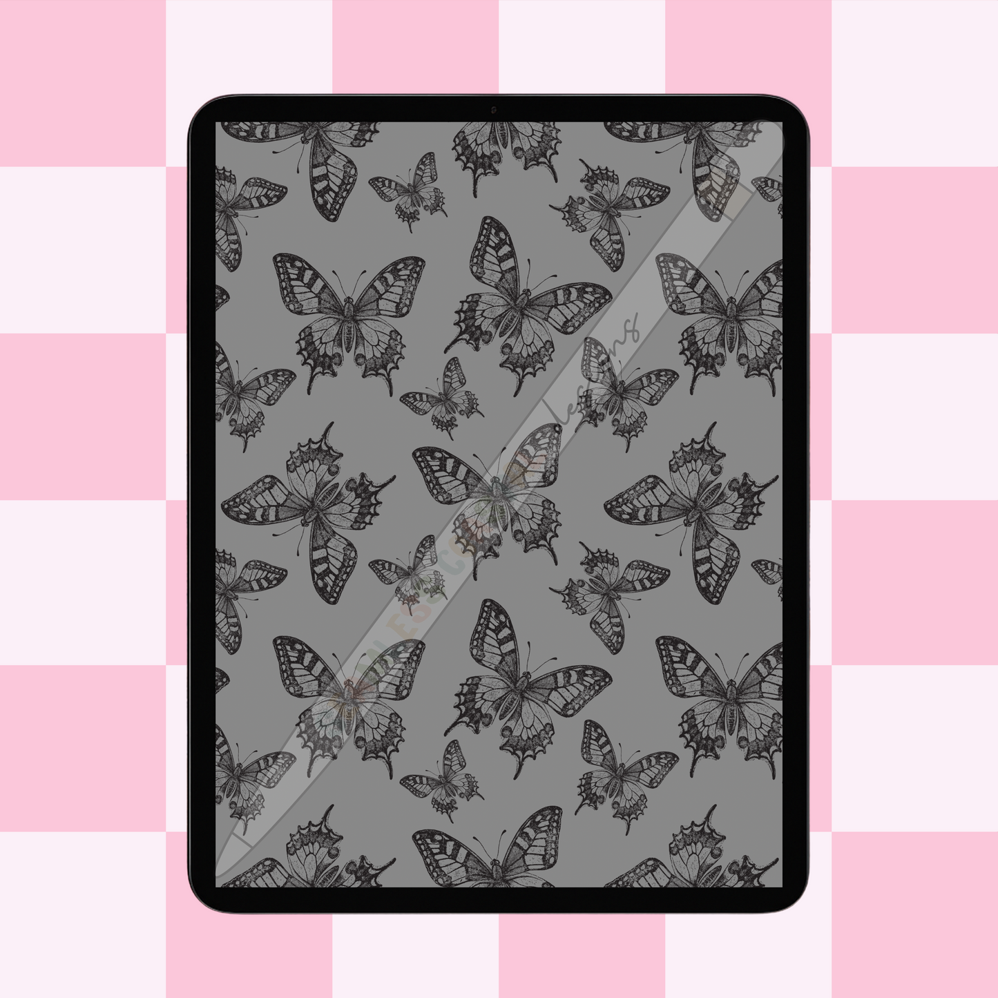B&W Butterflies