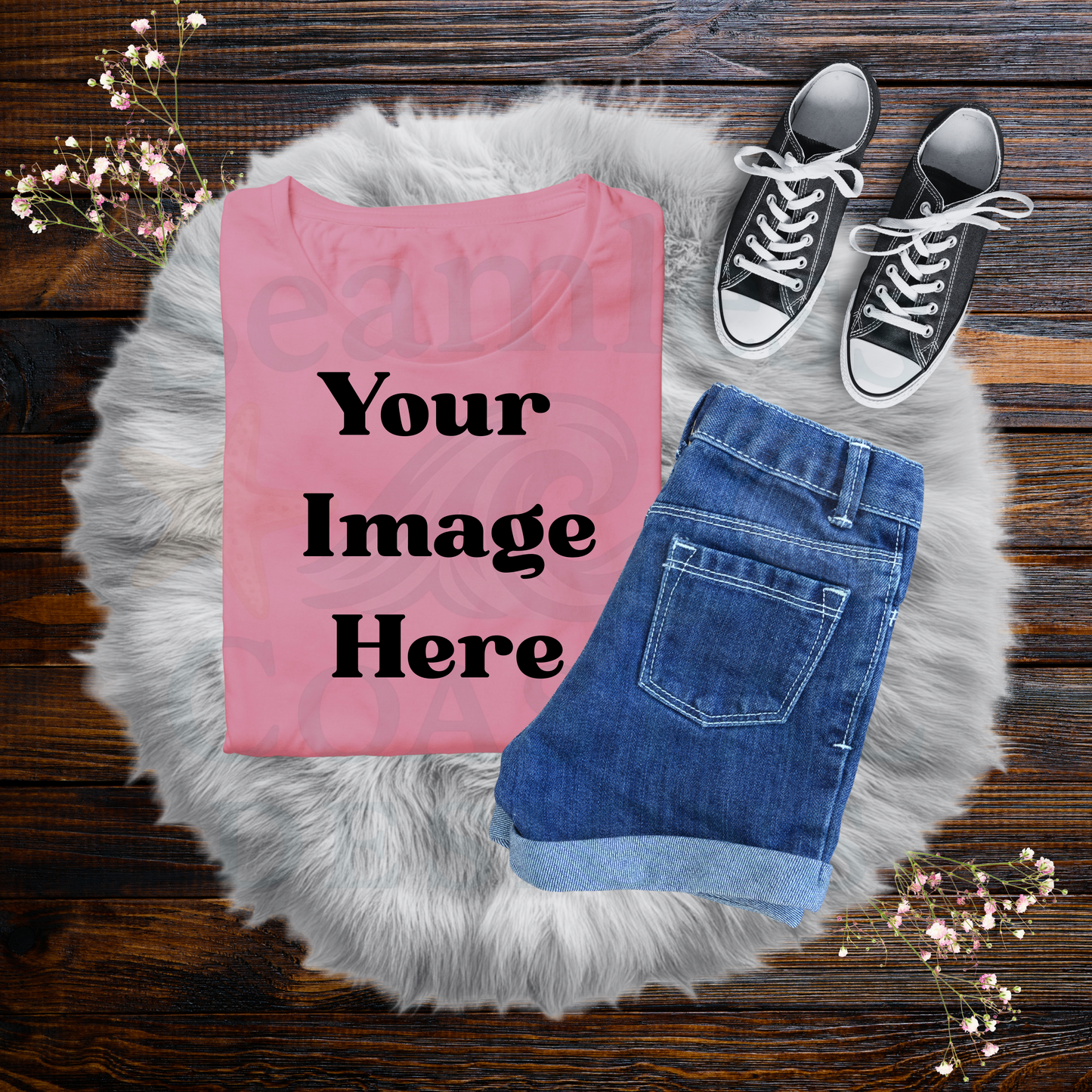 Pink Tee Mock