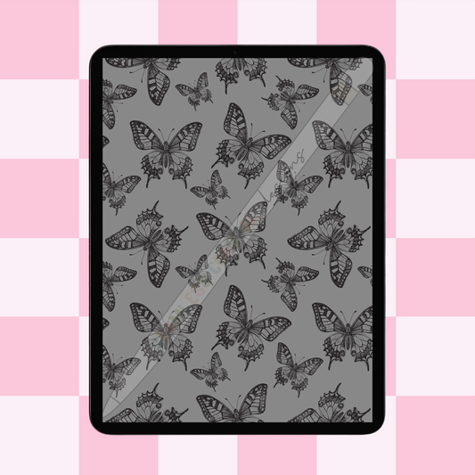 B&W Butterflies
