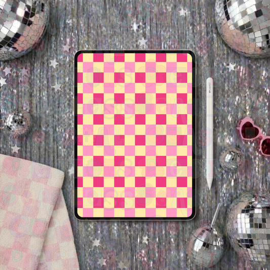 Pink Lemonade Checkered