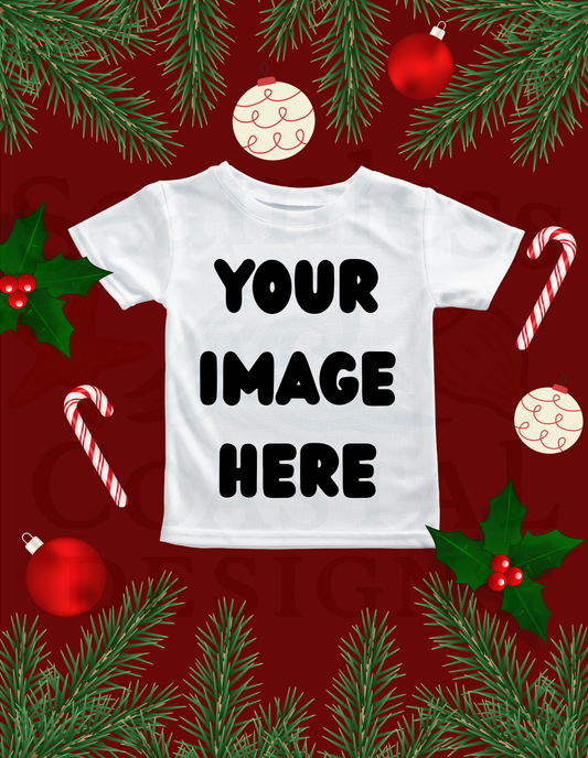Christmas Tee Mock Up