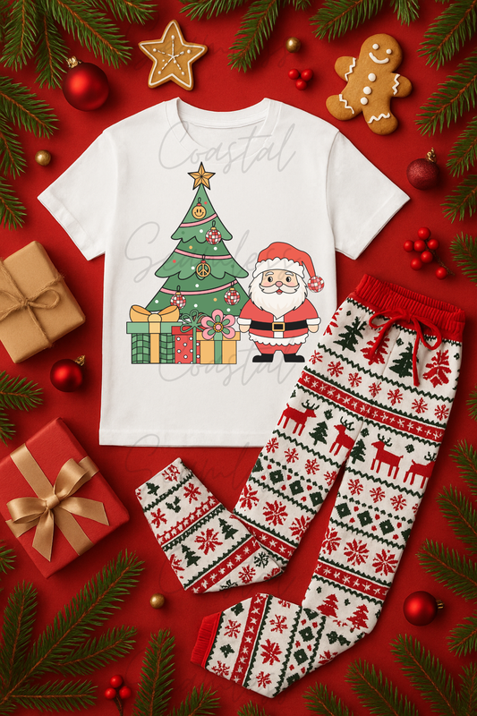 Retro Christmas PNG