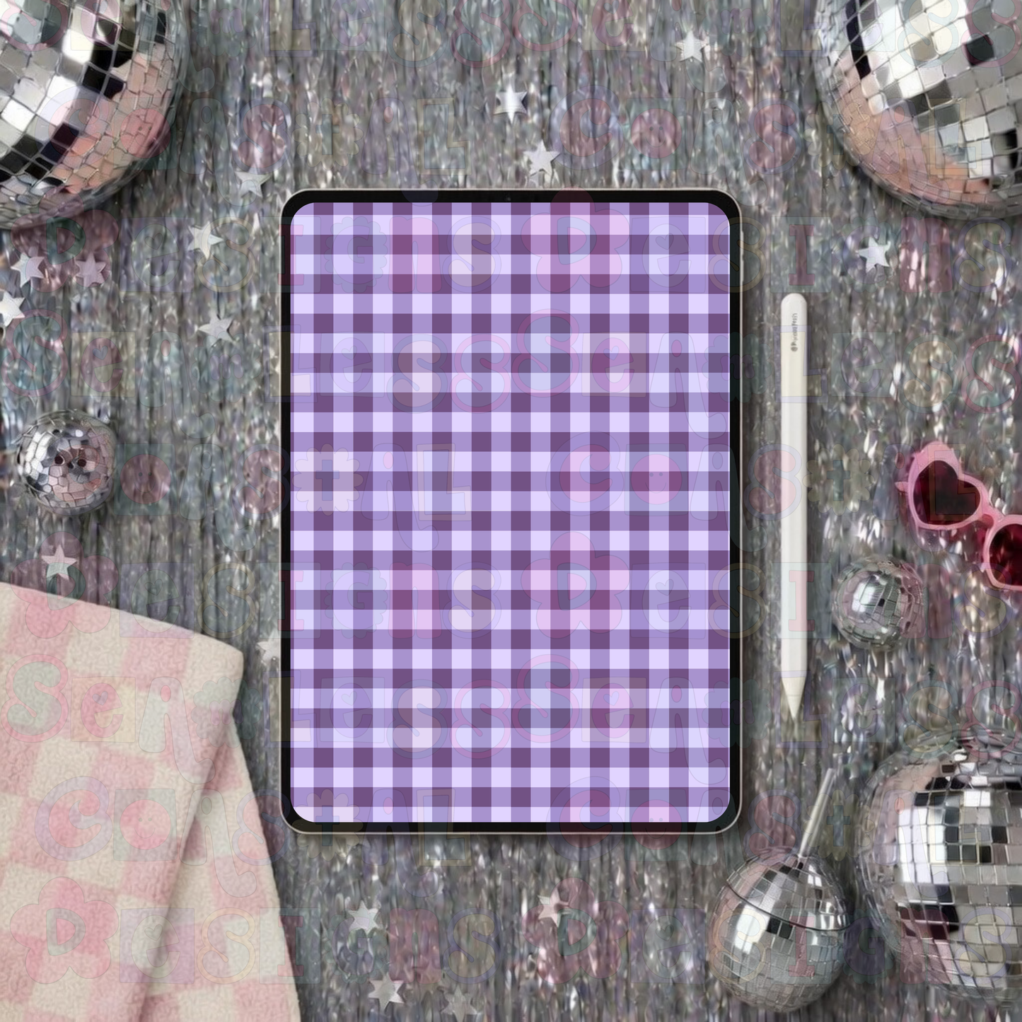 Purple Gingham