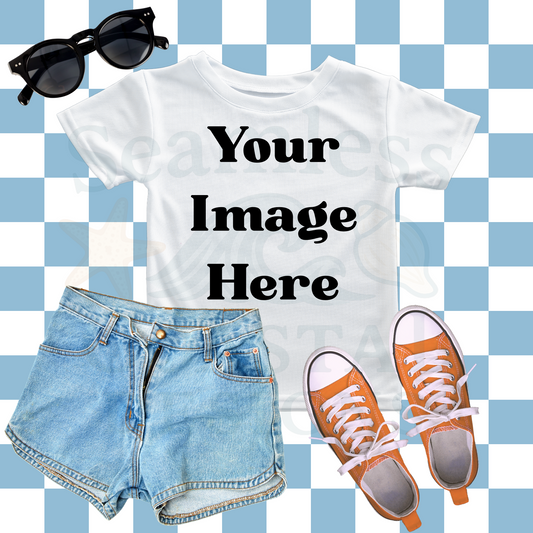 White Tee Mock