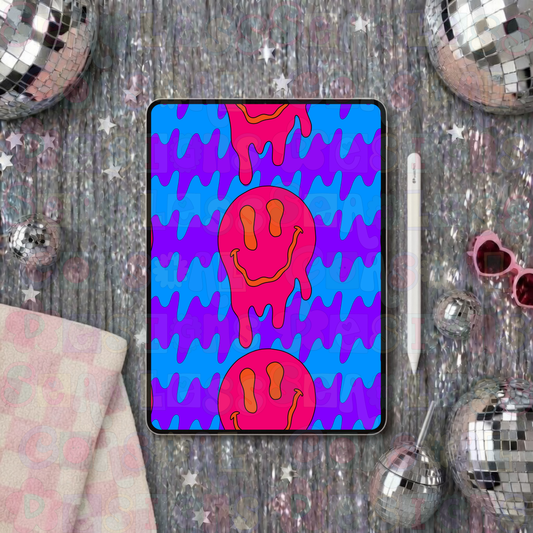 Smiley Pink Drippy
