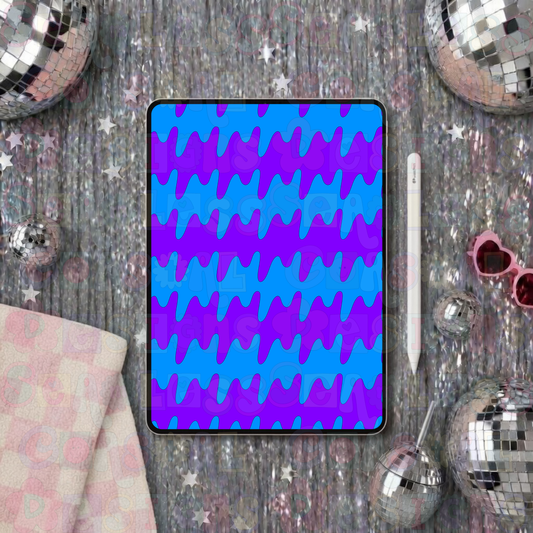 Smiley Pink Drippy Coord